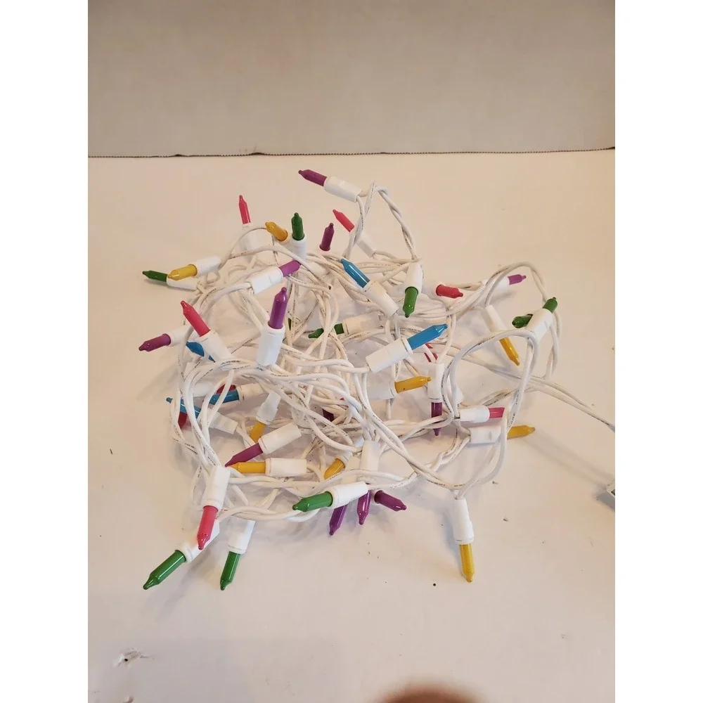 Holiday Decorative Pastel 13 Foot 50 Lights String Lights